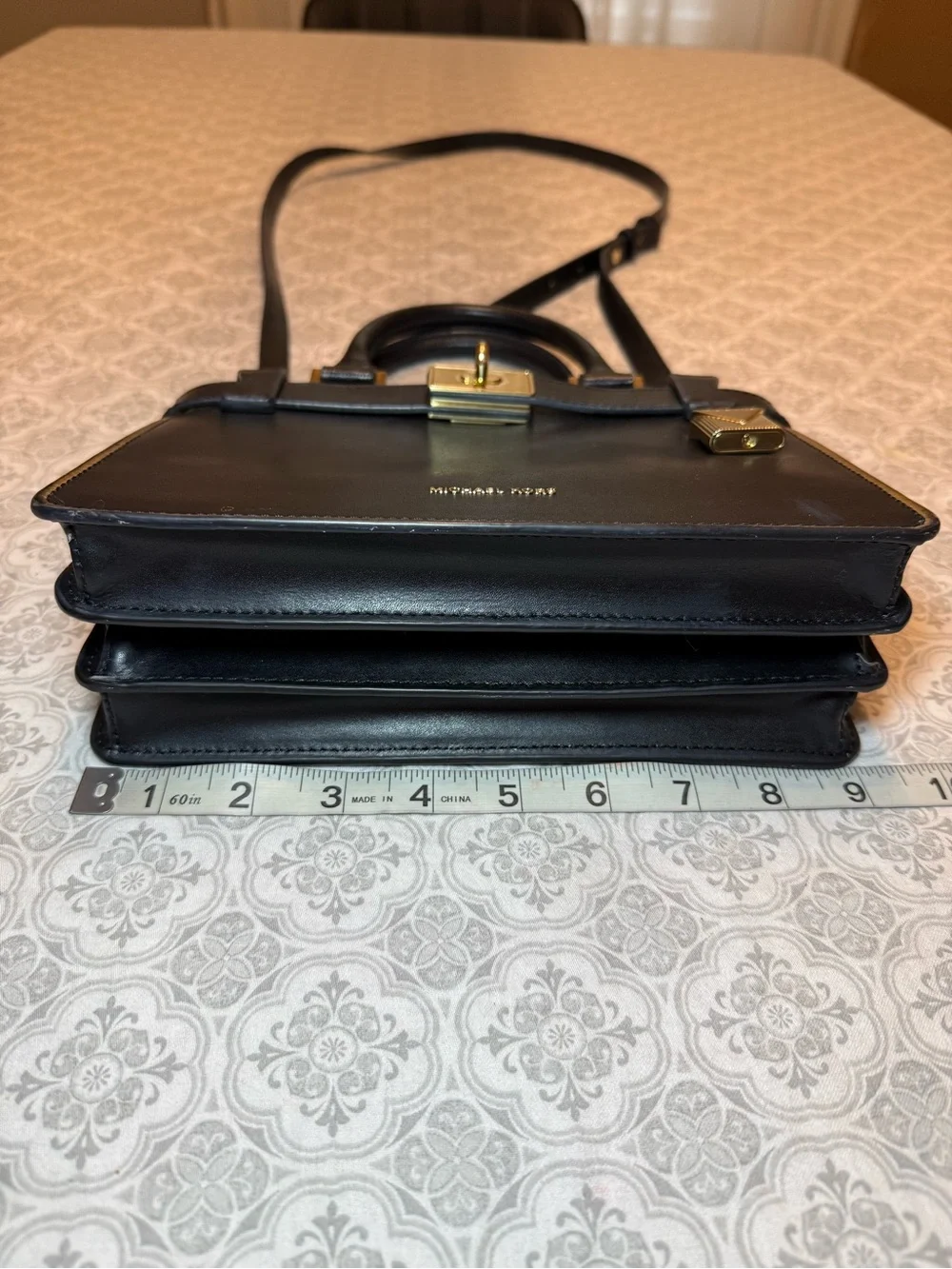 Michael Kors Tatiana Leather Satchel Crossbody